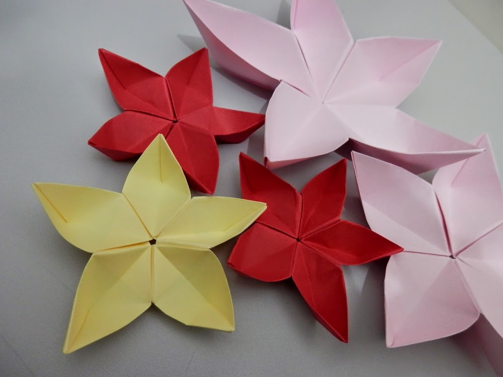 Como fazer origami Flor de cerejeira – Sakura - Alinne's World
