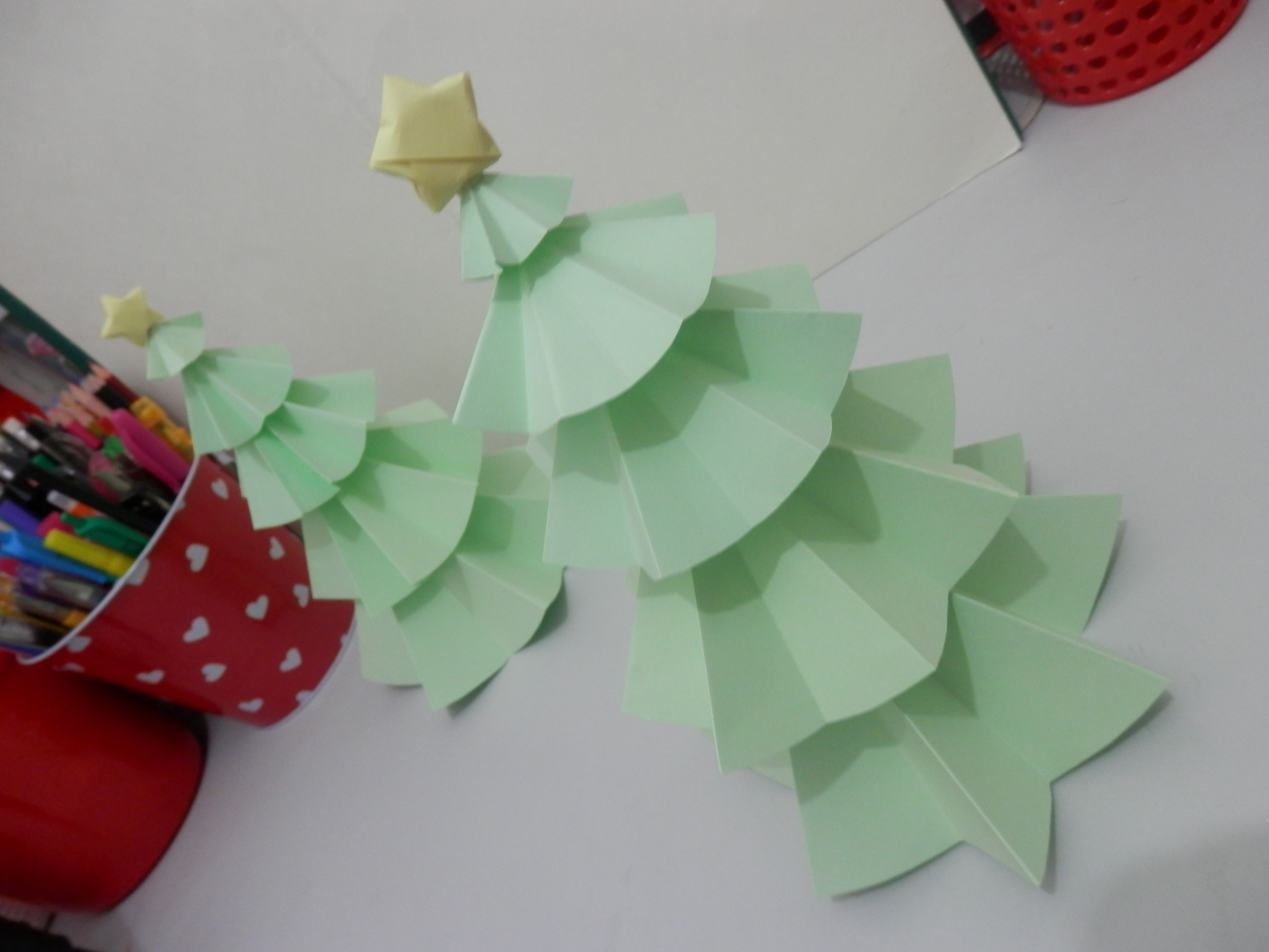 Arvore de natal – Origami – Passo a passo - Alinne's World
